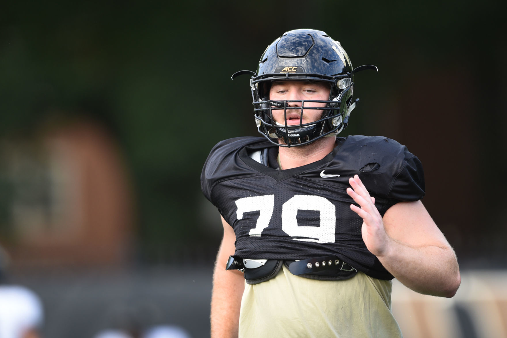 Wake Forest football practice